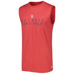 St. Louis Cardinals Team Muscle Tank Top Heather Red
