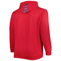 Washington Capitals Big & Tall Fleece Pullover Hoodie - Red Hoodies