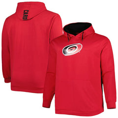 Carolina Hurricanes Big & Tall Fleece Pullover Hoodie - Red Hoodies