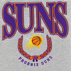 Phoenix Suns Unisex Vintage Throwback Crew Sweatshirt - Heather Gray cheap