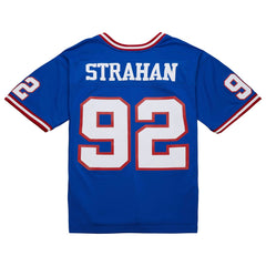 Michael Strahan New York Giants Big & Tall 1993 Retired Player Replica Jersey - Royal discount