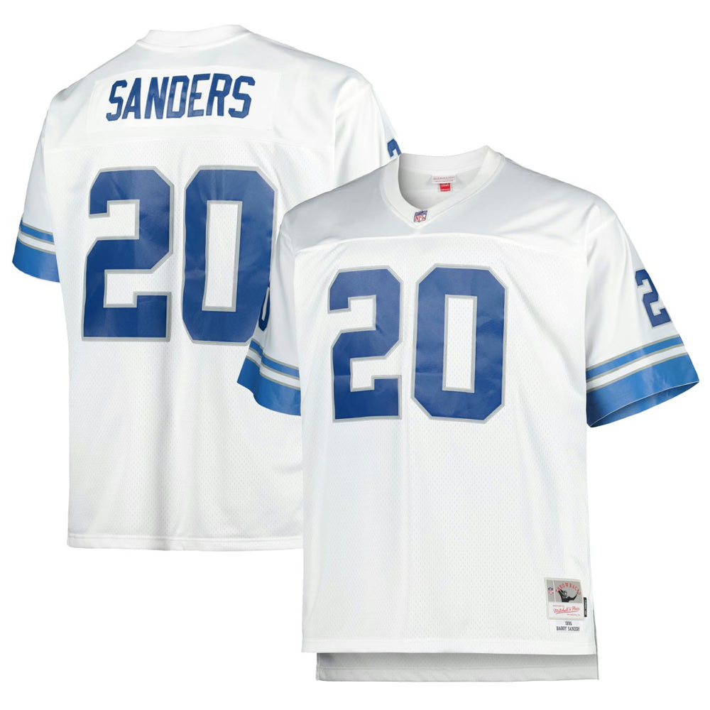 Barry Sanders Detroit Lions Big & Tall 1996 Retired Player Replica Jersey - White online