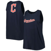 Cleveland Guardians Women's Plus Size Tank Top Navy
