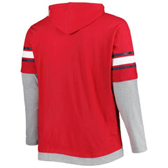 St. Louis Cardinals Big & Tall Twofer Pullover Hoodie Red