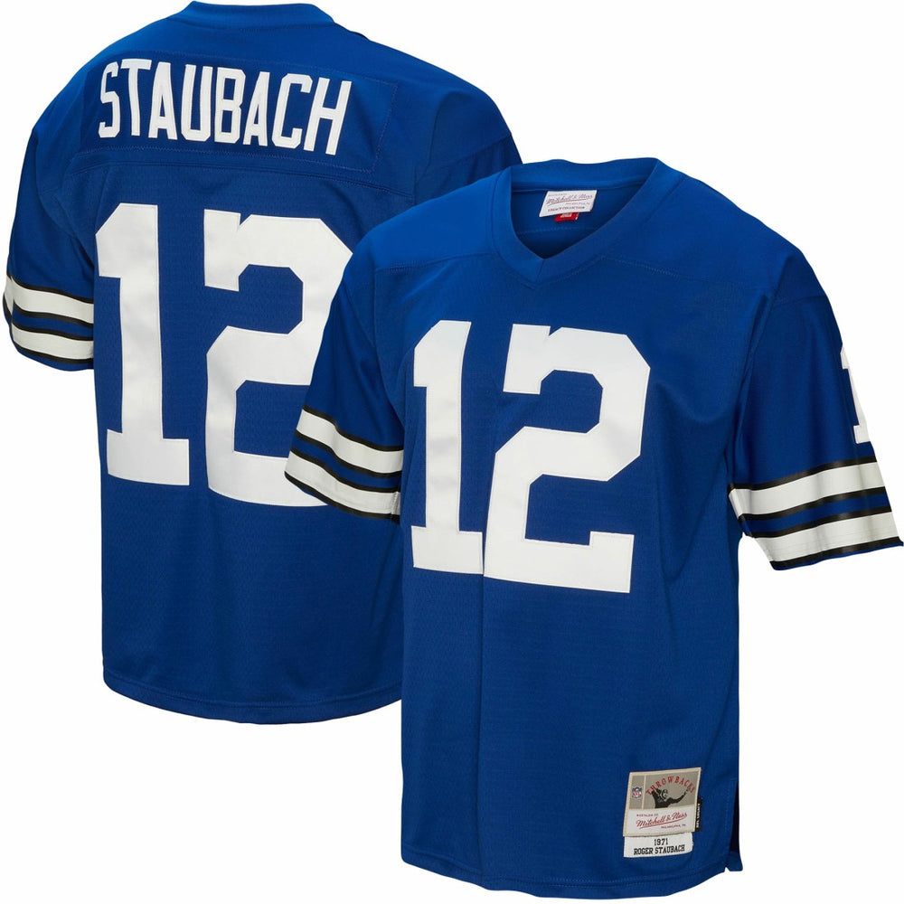 Roger Staubach Dallas Cowboys Legacy Replica Jersey - Royal discount