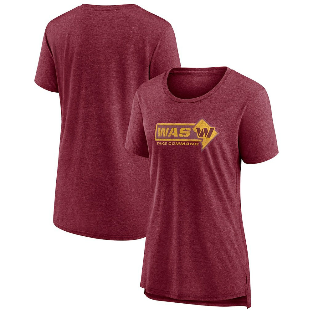 Washington Commanders Women's Hometown First Down T-Shirt - Heather Burgundy discount