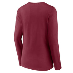 Washington Commanders Women's Hometown Sweep Long Sleeve V-Neck T-Shirt - Burgundy discount
