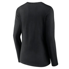Carolina Panthers Women's Hometown Sweep Long Sleeve V-Neck T-Shirt - Black outlet