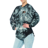 Philadelphia Flyers Fanatics Women's Crystal-Dye Long Sleeve T-Shirt - Black T-shirts