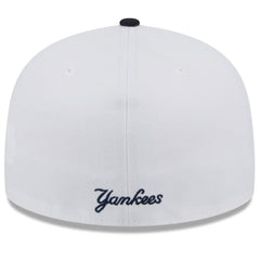 New York Yankees State 59FIFTY Fitted Hat White/Navy