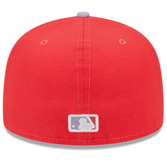 Los Angeles Dodgers Spring Color Two-Tone 59FIFTY Fitted Hat Red/Lavender