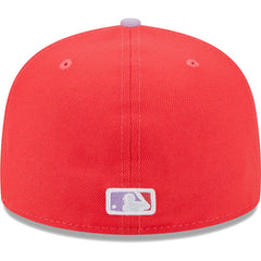 St. Louis Cardinals Spring Color Two-Tone 59FIFTY Fitted Hat Red/Lavender