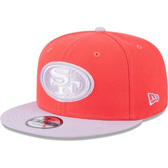 San Francisco 49ers New Era Two-Tone Color Pack 9FIFTY Snapback Hat - Red/Lavender online
