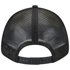 Las Vegas Raiders New Era Team Stripe Trucker 9FORTY Snapback Hat - Cream/Black on sale