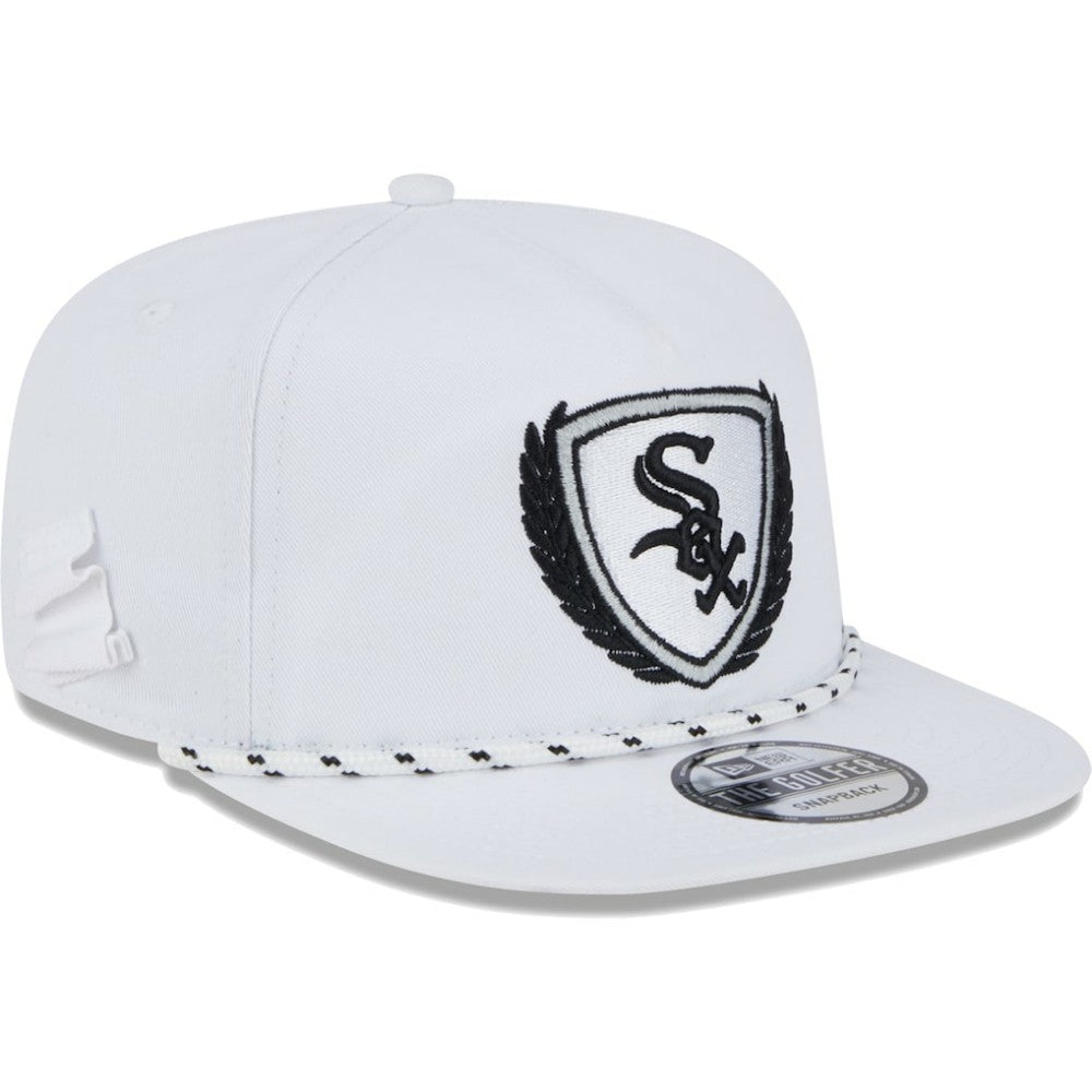 Chicago White Sox Golfer Tee 9FIFTY Snapback Hat White
