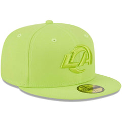 Los Angeles Rams New Era Color Pack Brights 59FIFTY Fitted Hat - Neon Green sale