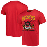 Tampa Bay Buccaneers Homage Super Bowl Classics Tri-Blend T-Shirt - Red for sale