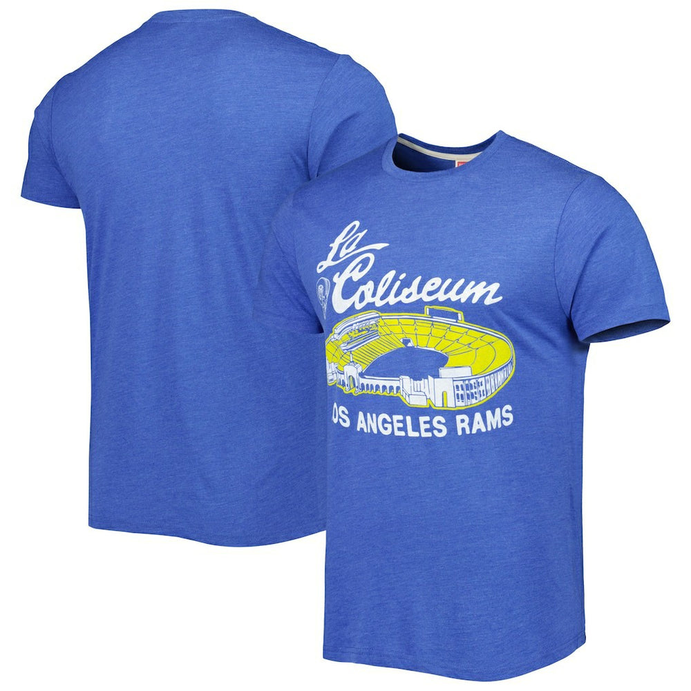 Los Angeles Rams Homage Stadium Tri-Blend T-Shirt - Royal sale