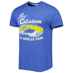 Los Angeles Rams Homage Stadium Tri-Blend T-Shirt - Royal sale
