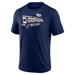 New England Patriots Hometown Old-Fashioned Super Bowl XXXVI Champions Tri-Blend T-Shirt - Navy cheap