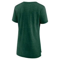 Green Bay Packers Women's Hometown First Down Tri-Blend T-Shirt - Heather Green cheap