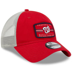 Washington Nationals Property Trucker 9TWENTY Snapback Hat Red