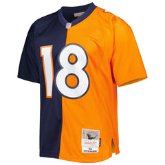 Peyton Manning Denver Broncos 2015 Split Legacy Replica Jersey - Navy/Orange online
