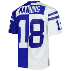 Peyton Manning Indianapolis Colts 1998 Split Legacy Replica Jersey - Royal/White on sale