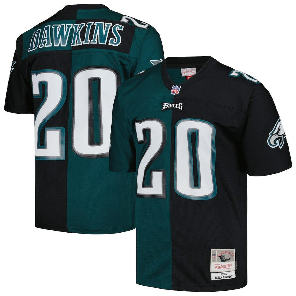 Brian Dawkins Philadelphia Eagles 2004 Split Legacy Replica Jersey - Midnight Green/Black outlet