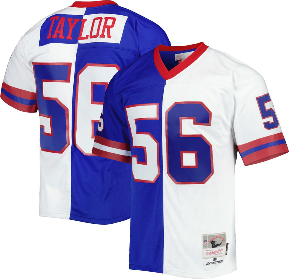 Lawrence Taylor New York Giants 1986 Split Legacy Replica Jersey - Royal/White on sale