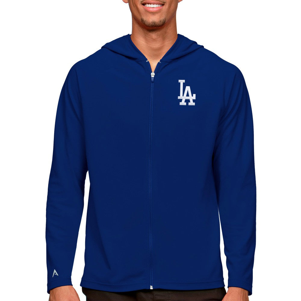 Los Angeles Dodgers Antigua Legacy Full-Zip Hoodie Royal