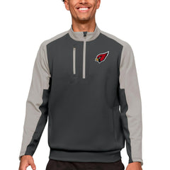 Arizona Cardinals Antigua Team Quarter-Zip Pullover Top - Charcoal on sale