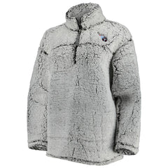 Tennessee Titans G-III 4Her by Carl Banks Women's Sherpa Quarter-Zip Jacket - Gray sale