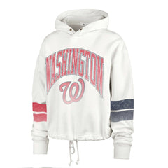 Washington Nationals Women's Harper Pullover Hoodie Cream