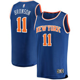 Jalen Brunson New York Knicks Fast Break Replica Jersey - Icon Edition - Blue sale