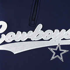 Dallas Cowboys Tommy Hilfiger Aiden Quarter-Zip Sweatshirt - Navy/Silver online