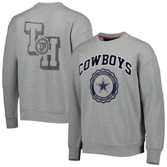 Dallas Cowboys Tommy Hilfiger Ronald Crew Sweatshirt - Heather Gray on sale