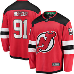 Dawson Mercer New Jersey Devils Fanatics Home Breakaway Jersey - Red Jerseys