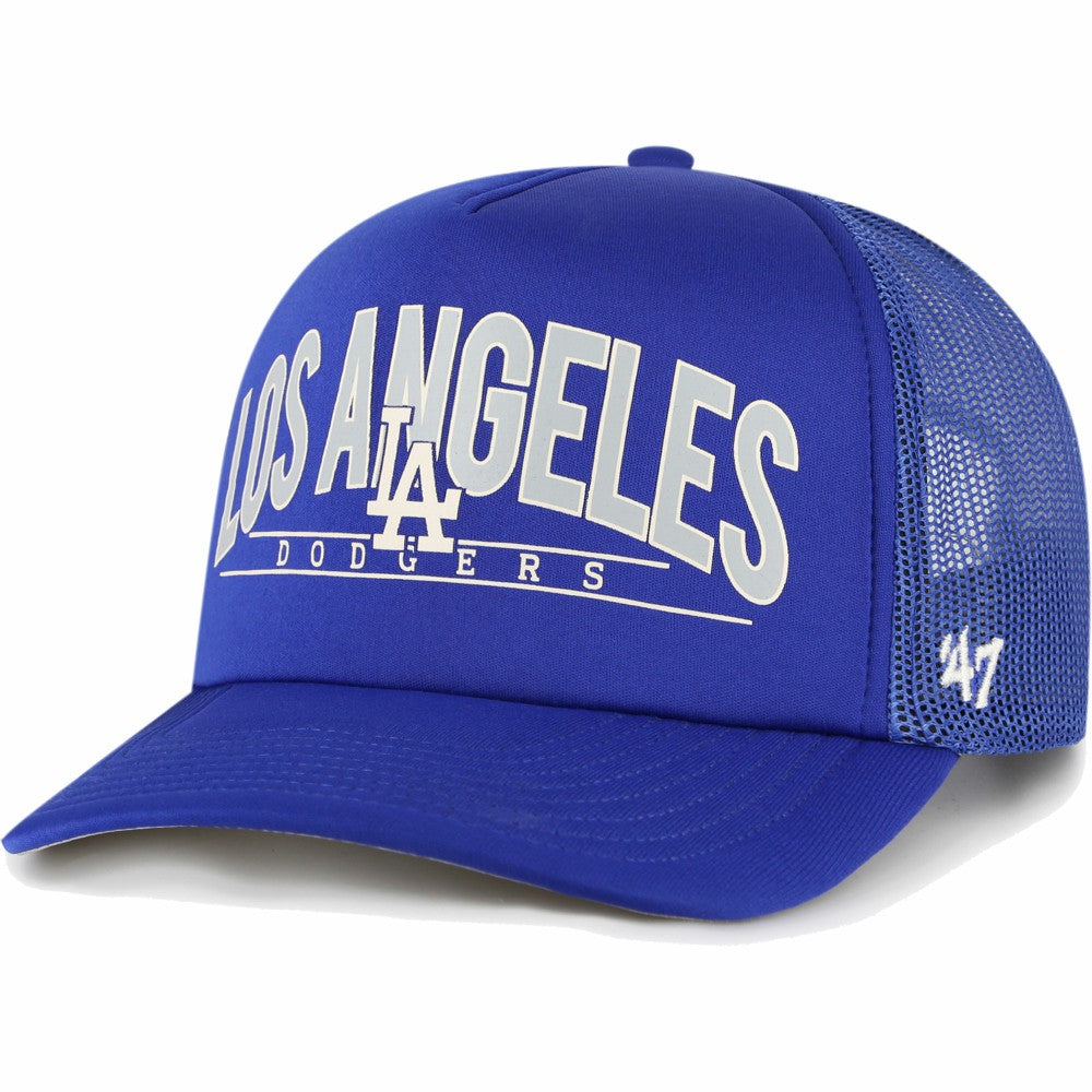 Los Angeles Dodgers Backhaul Foam Trucker Snapback Hat Royal