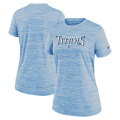 Tennessee Titans Women's Sideline Velocity Performance T-Shirt - Light Blue online