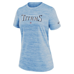 Tennessee Titans Women's Sideline Velocity Performance T-Shirt - Light Blue online