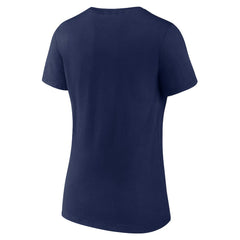 New England Patriots Women's Shine Time V-Neck T-Shirt - Navy discount
