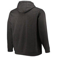 Tampa Bay Lightning Fanatics Big & Tall Dynasty Pullover Hoodie - Heather Charcoal Hoodies