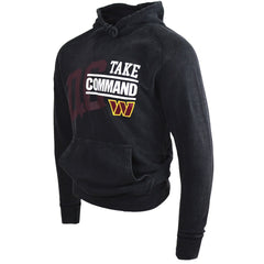 Take Command Washington Commanders DC PROPER Unisex Mineral Wash Vintage Pullover Hoodie - Black sale