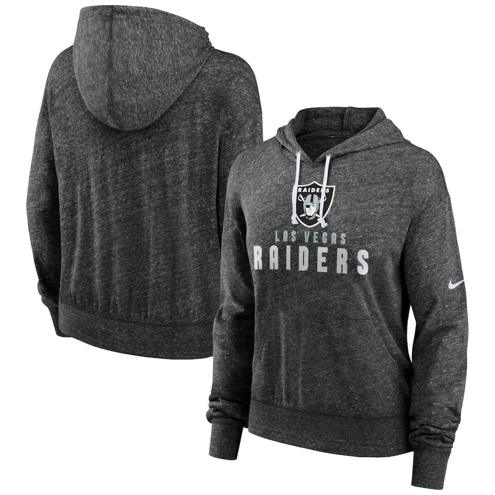 Las Vegas Raiders Women's Gym Vintage Lightweight Pullover Hoodie - Black online