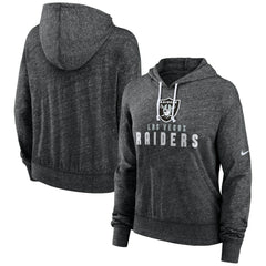 Las Vegas Raiders Women's Gym Vintage Lightweight Pullover Hoodie - Black online