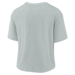 Las Vegas Raiders Women's High Hip Fashion T-Shirt - Silver/Black online