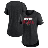 Arizona Cardinals Women's Local Fashion Tri-Blend T-Shirt - Heather Black on sale