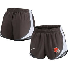 Cleveland Browns Women's Performance Tempo Shorts - Brown cheap