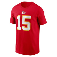Patrick Mahomes Kansas City Chiefs Player Name & Number T-Shirt - Red on sale